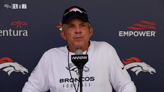 HC Sean Payton on overcoming slow starts: 'You've got to get on to the next game'