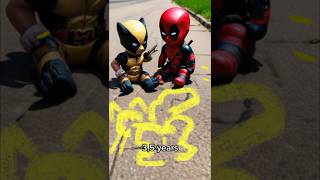 Evolution of Deadpool vs Wolverine in reality @evolution_mind #evolution #deadpool #wolverine