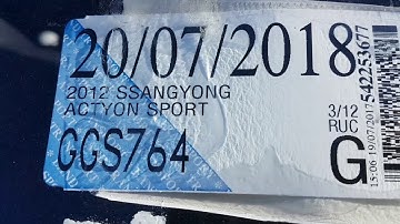 Ssangyong Actyon Sport 2012 Diesel  2.0L  4WD.