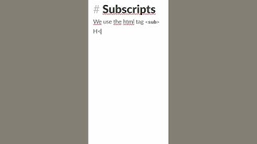 Mastering Subscripts in Markdown