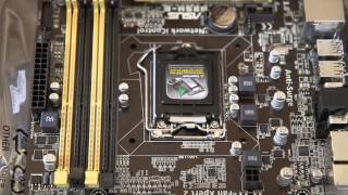 Installing and Unboxing and Core i5 4590 and a Asus B85M E