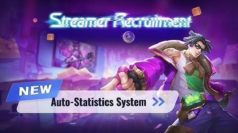Official Streamer Recruitment Event Upgrade