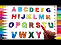 Alphabet Coloring for Kids | A to Z Drawing &amp; Coloring | ABC Learning Video 🎨