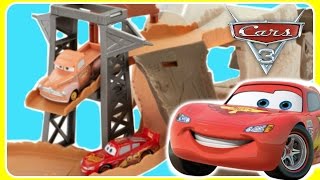 Disney Pixar Cars 3 Midnight Jump Trackset!  NEW 2017 Cars 3 Movie Toys!  Lightning McQeen &amp; Smokey!