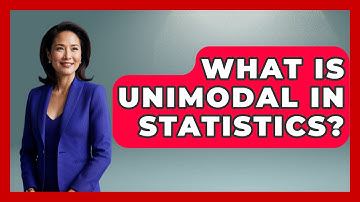 What Is Unimodal In Statistics? - The Friendly Statistician