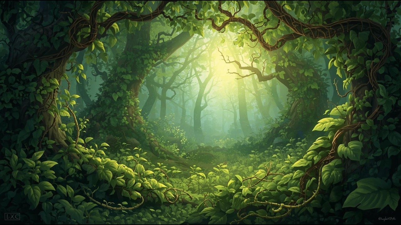 【ケルト音楽/作業用BGM】いばら姫の眠れる森 (夜・集中)｜Fantasy Celtic Music