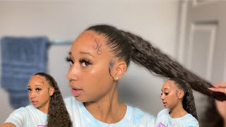 GRWM: Hair Edition! High Ponytail ft. Insert Name Here SHAYLA Pony