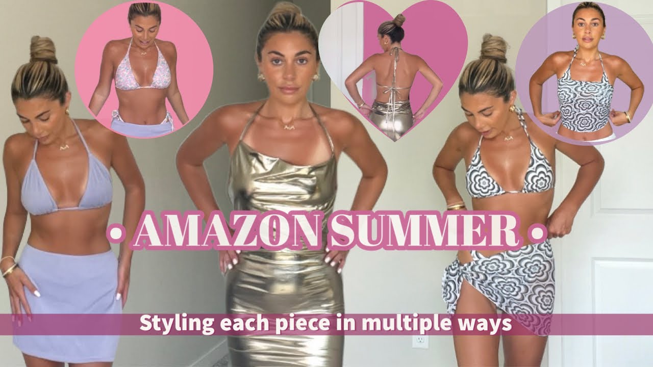 Summer 2023 Amazon try-on || bikinis || dresses