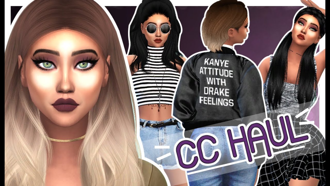 The Sims 4 Huge Cc Haul Youtube