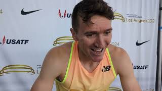 Jake Wightman looks ahead to the mile clash after 1:44.10 800m at LA Grand Prix