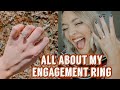 ALL ABOUT MY ENGAGEMENT RING  & HOW HE PROPOSED | MOISSANITE ENGAGEMENT RING | OUR PROPOSAL STORY