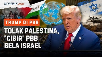 Trump "Kuliahi" Dunia di PBB, Bekingi Israel dan Tolak Kebangkitan Palestina