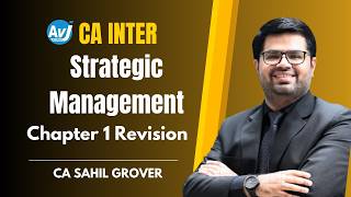 Strategic Management Chapter 1 Revision | CA Inter SM | CA Sahil Grover