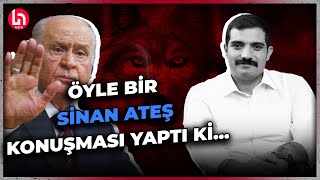 Bahçeli'nin 'Sinan Ateş' konuşması salonu ayağa kaldırdı!