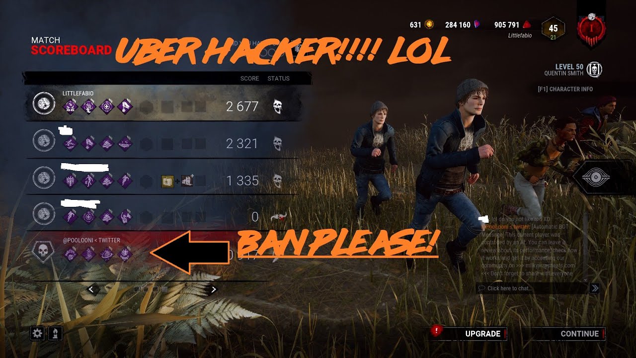 Dead By Daylight Hacking bot YouTube