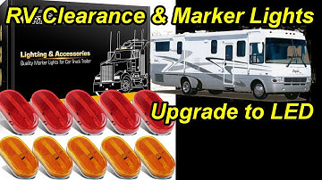 RV LED Side Marker Clearance Lights Surface Mount for Truck Van Camper 12V