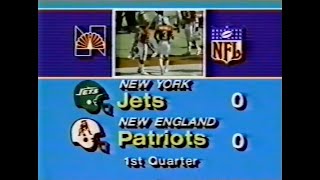1982 Week 2 - Jets vs. Patriots