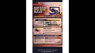 🏛️ SEBI Allows 50% IPO Size Flexibility