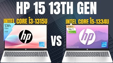 HP 15 13th Gen Intel Core i3-1315U VS i5-1334U 🔥 Best Laptop Under Rs 50,000 🤑