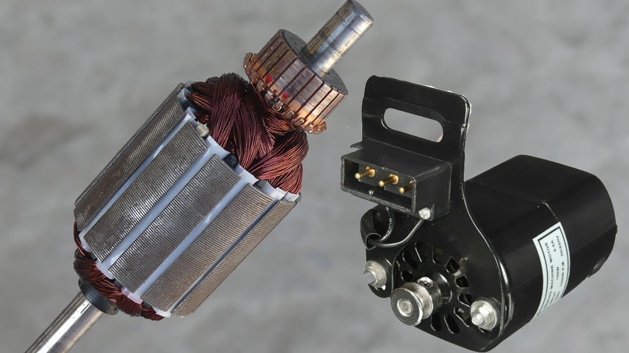 How To Rewind The Armature of Sewing Machine 250w Motor YouTube