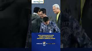 Akhirnya Anies & Prabowo Salaman Saat Adu Gagasan di KPK #Shorts