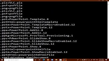 how to use ASSOC command