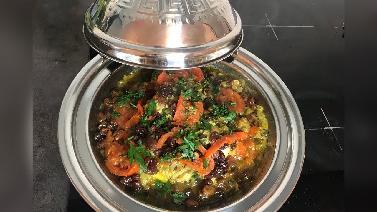 tajine de Poulet au raisin sec YouTube