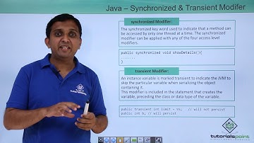 Java - Synchronized & Transient