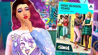 An honest review of the Sims 4 High School Years // Sims 4 High School years