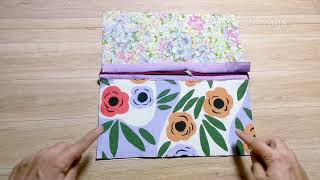 Diy idea sew pouch bag | Diy easy sewing bag tutorial