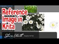 How to use the reference window in Krita