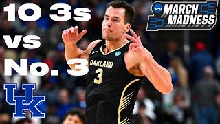 D-II Transfer Hits 10 Threes Off the Bench to UPSET #3 Kentucky! Jack Gohlke 32 Points March Madness