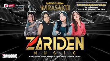 🔴LIVE ZARIDEN MUSIC - KARANGTARUNA WIRASAKTI DS. TEGALWERO PUCAKWANGI PATI - ARYA AUDIO