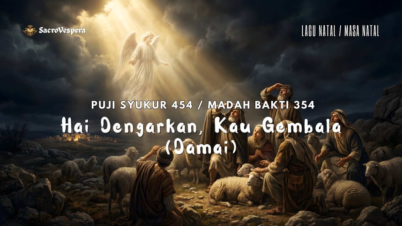 Hai Dengarkan, Kau Gembala (Damai) | PS 454 / MB 354 | Indonesian Catholic Christmas Hymn