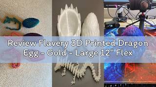 Review Flavery 3D Printed Dragon Egg - Gold - Large 12\