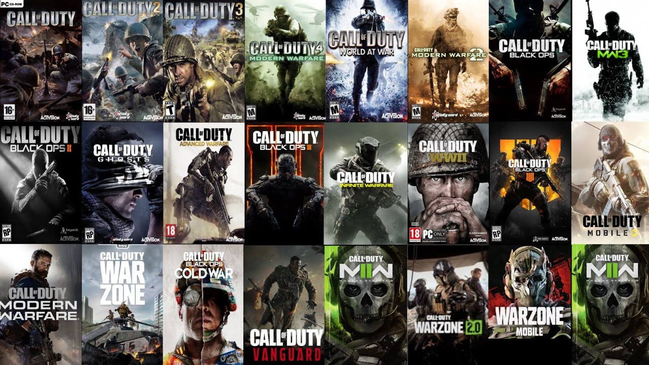 EVOLUTION OF CALL OF DUTY. (20032024) YouTube