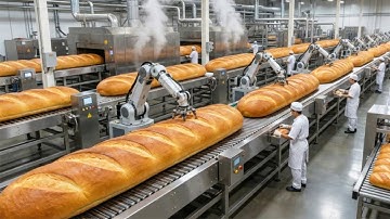 Inside a Modern Bread Factory | How Bread is Made in the Largest Factory on Earth Full Process