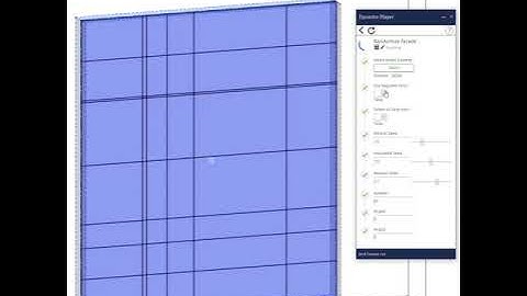 Randomization of a Curtain Wall. Revit + Dynamo Player