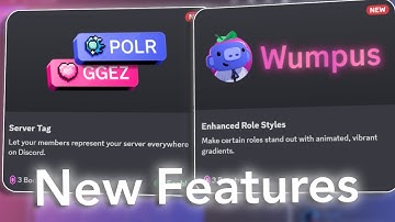 NEW Discord Features You NEED to Use! 🔥 Tags & Role Colors Update!