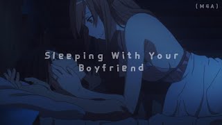 Sleeping With Your Boyfriend (M4A) (Sleep Aid) (Heart Beat Noises) ASMR RP