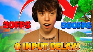 VIEL MEHR FPS und 0 INPUT DELAY in FORTNITE! 🔥 (PC & Console) - FPS Boost & 0 Delay Tutorial