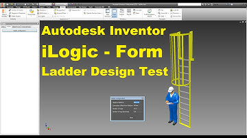 Autodesk Inventor   iLogic Form - Ladder design test