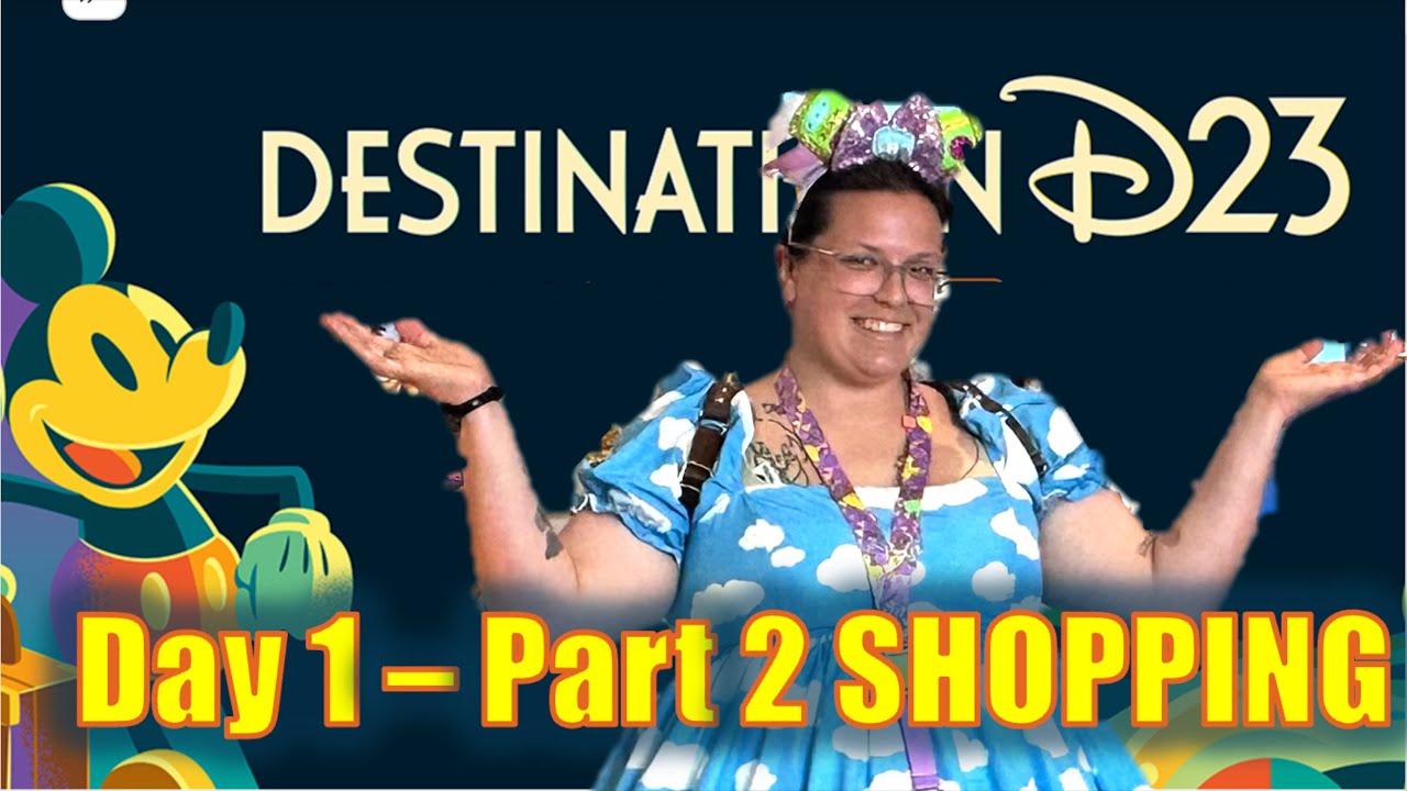 Destination D23 2025 - SHOPPING SPREE!!  NEW DISNEY LUG!!