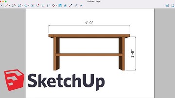 Sketchup for Woodworkers - Part 2 - Printable Plans