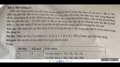 [Lập trình Scratch] Hướng dẫn giải bài 2 đề thi chung kết Tin học trẻ Toàn quốc 2022