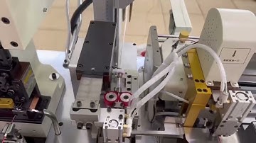 HH-680 Fully automatic terminal crimp & shrink tube cut, insert and heat machine