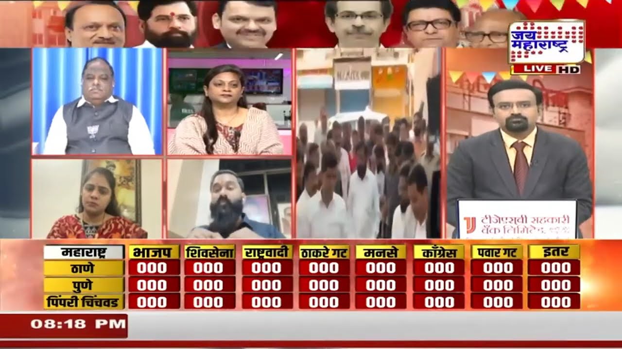 Exit Poll Mahapalika Election | विविध एक्झिट पोलचे निष्कर्ष, मुंबईवर फडणवीस - शिंदेंची सत्ता?