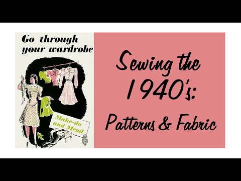 Wideo: Jakie tkaniny były używane w latach 40.?