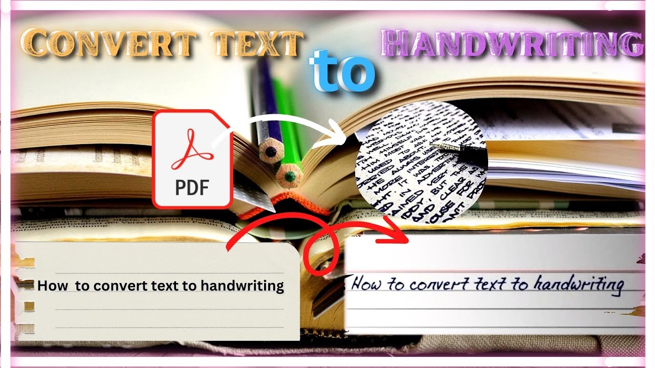 How to Convert Text To Handwriting | text to handwriting - YouTube