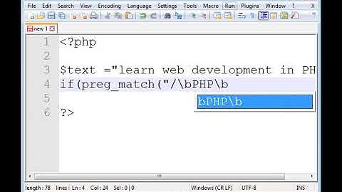 PHP Regular Expressions In Urdu